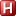 red H icon